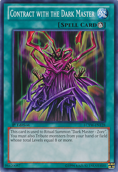 Contract with the Dark Master [LCYW-EN128] Common | Exor Games Bridgewater