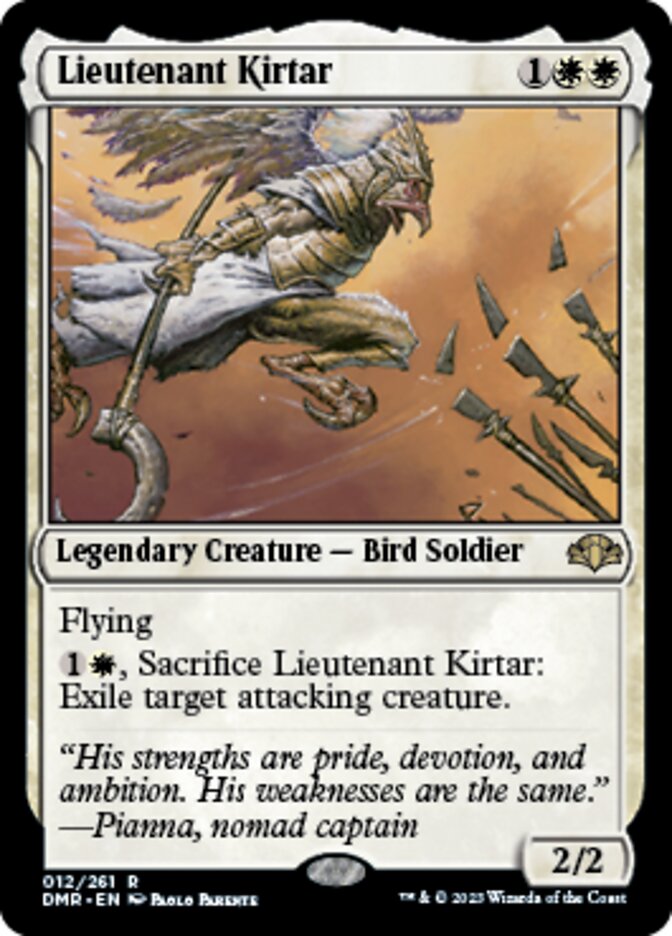 Lieutenant Kirtar [Dominaria Remastered] | Exor Games Bridgewater