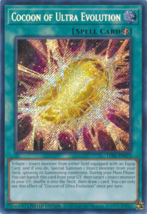 Cocoon of Ultra Evolution [LDS1-EN073] Secret Rare | Exor Games Bridgewater