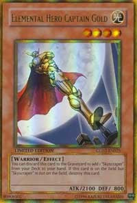 Elemental Hero Captain Gold [GLD2-EN025] Ultra Rare | Exor Games Bridgewater