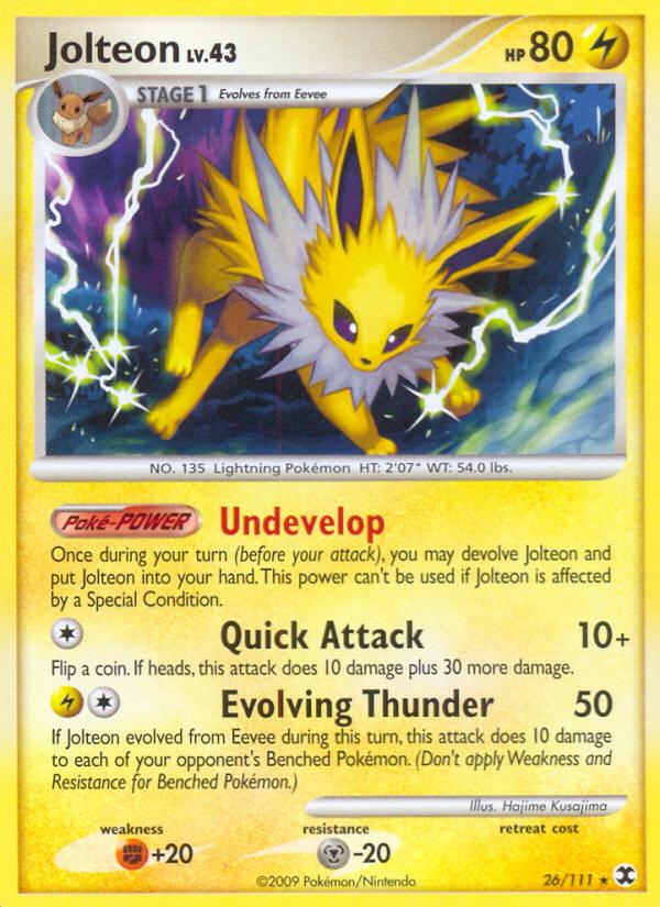 Jolteon (26/111) [Platinum: Rising Rivals] | Exor Games Bridgewater