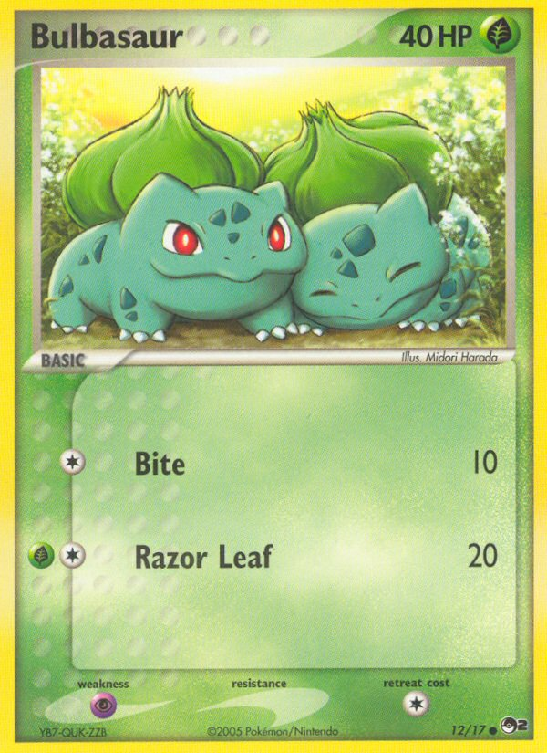 Bulbasaur (12/17) [POP Series 2] | Exor Games Bridgewater