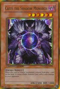 Caius the Shadow Monarch [GLD2-EN033] Ultra Rare | Exor Games Bridgewater