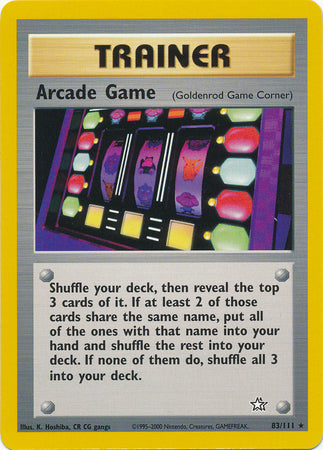 Arcade Game (83/111) [Neo Genesis Unlimited] | Exor Games Bridgewater