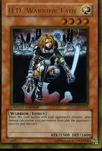 D.D. Warrior Lady [GLD1-EN015] Gold Rare | Exor Games Bridgewater