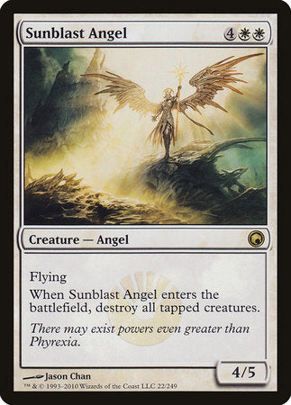 Sunblast Angel [Scars of Mirrodin] | Exor Games Bridgewater