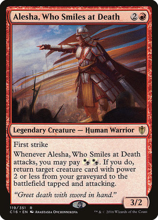 Alesha, Who Smiles at Death [Commander 2016] | Exor Games Bridgewater