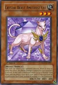 Crystal Beast Amethyst Cat [DP07-EN002] Rare | Exor Games Bridgewater