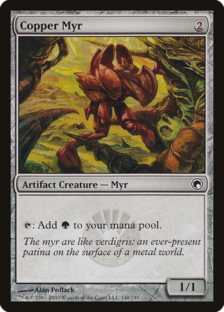 Copper Myr [Scars of Mirrodin] | Exor Games Bridgewater