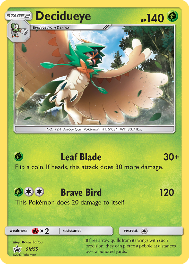 Decidueye (SM55) [Sun & Moon: Black Star Promos] | Exor Games Bridgewater