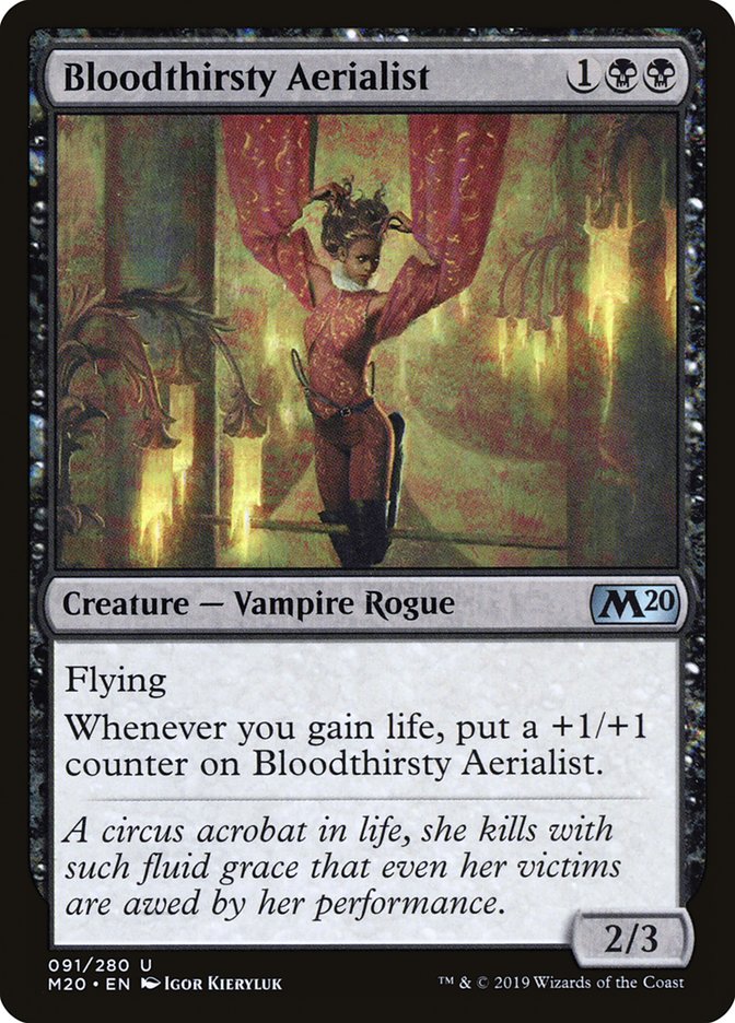 Bloodthirsty Aerialist [Core Set 2020] | Exor Games Bridgewater