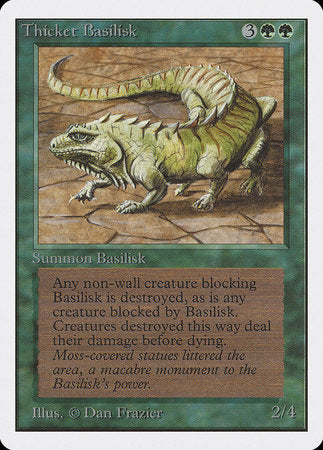 Thicket Basilisk [Unlimited Edition] | Exor Games Bridgewater