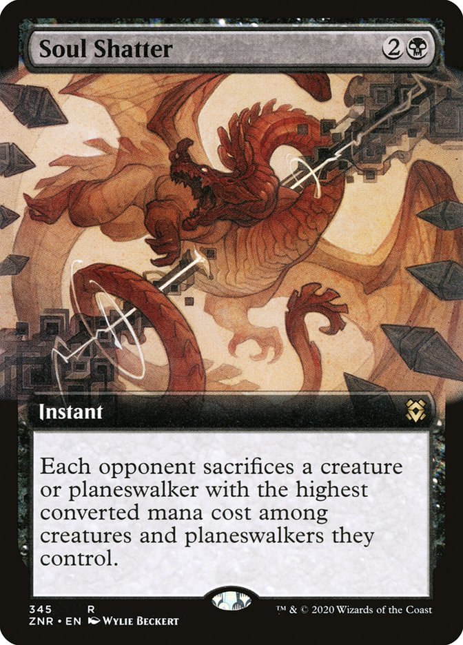 Soul Shatter (Extended Art) [Zendikar Rising] | Exor Games Bridgewater