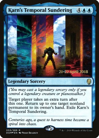 Karn's Temporal Sundering [Dominaria Promos] | Exor Games Bridgewater