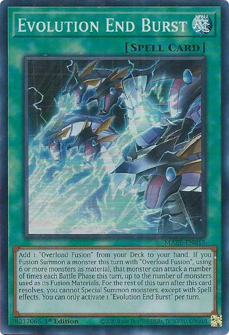 Evolution End Burst [MAZE-EN015] Super Rare | Exor Games Bridgewater