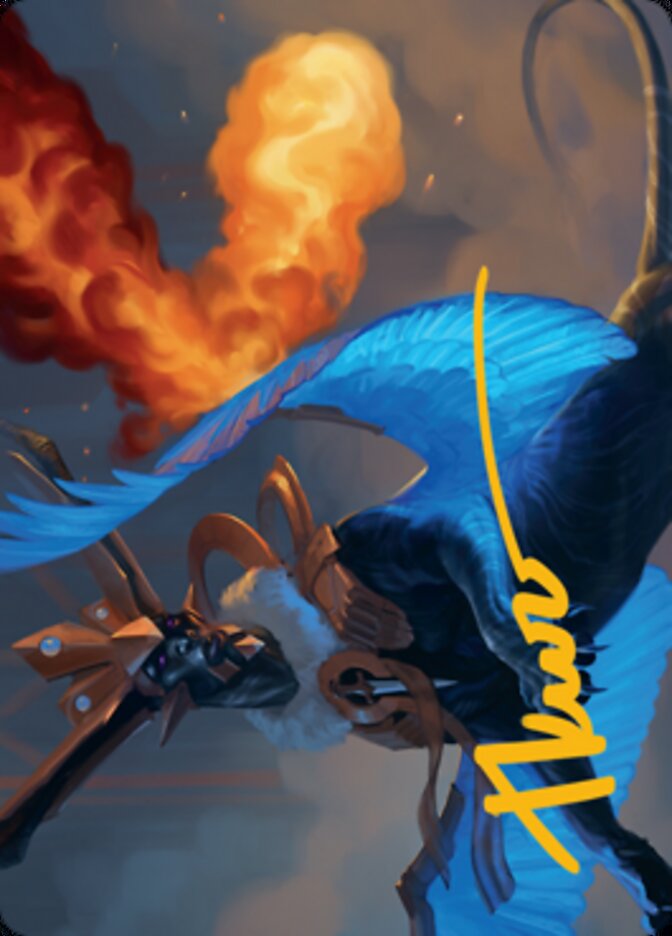 Disdainful Stroke Art Card (Gold-Stamped Signature) [Streets of New Capenna Art Series] | Exor Games Bridgewater