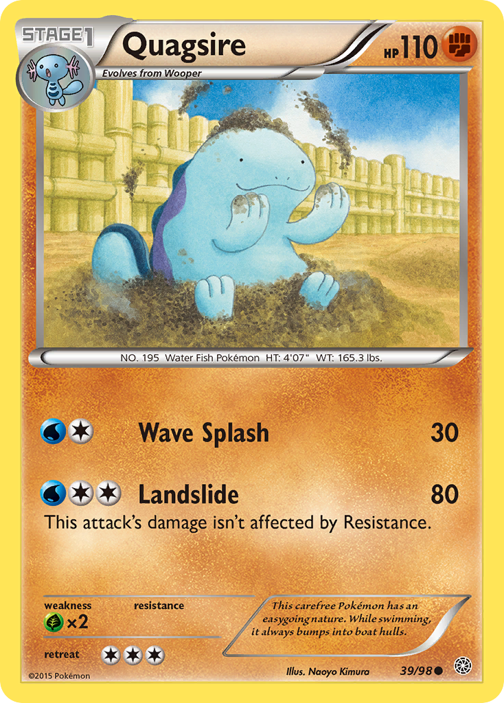 Quagsire (39/98) [XY: Ancient Origins] | Exor Games Bridgewater