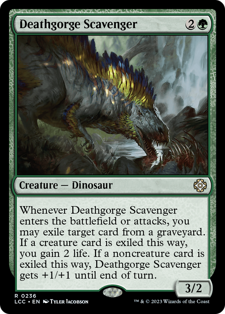 Deathgorge Scavenger [The Lost Caverns of Ixalan Commander] | Exor Games Bridgewater