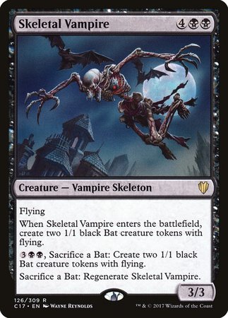 Skeletal Vampire [Commander 2017] | Exor Games Bridgewater