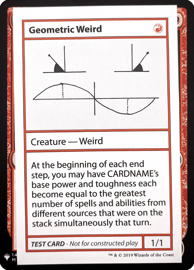 Geometric Weird [Mystery Booster Playtest Cards] | Exor Games Bridgewater