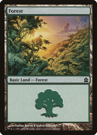 Forest (317) [Commander 2011] | Exor Games Bridgewater