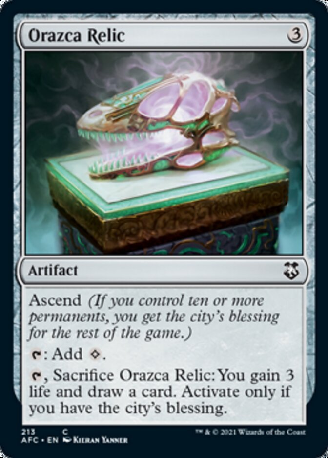 Orazca Relic [Dungeons & Dragons: Adventures in the Forgotten Realms Commander] | Exor Games Bridgewater