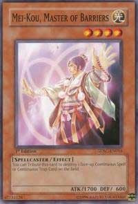 Mei-Kou, Master of Barriers [SDSC-EN016] Common | Exor Games Bridgewater