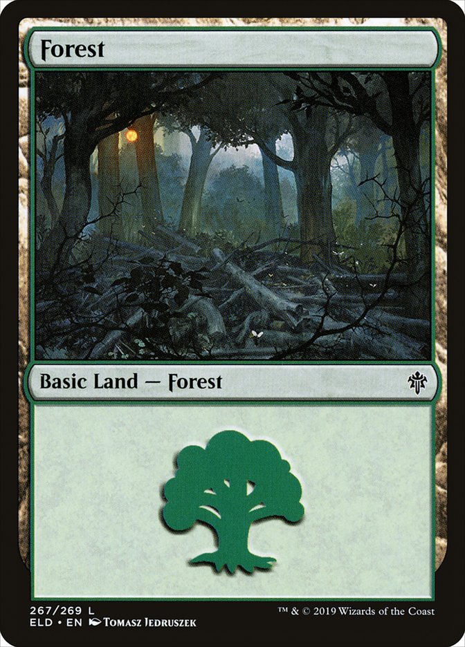 Forest (267) [Throne of Eldraine] | Exor Games Bridgewater