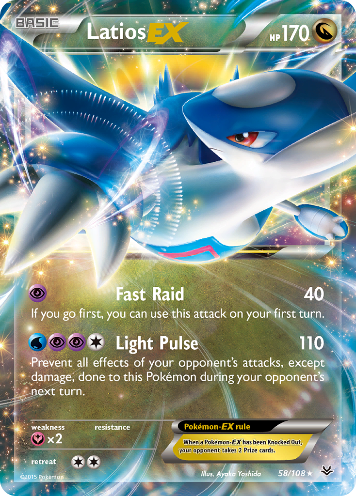 Latios EX (58/108) [XY: Roaring Skies] | Exor Games Bridgewater