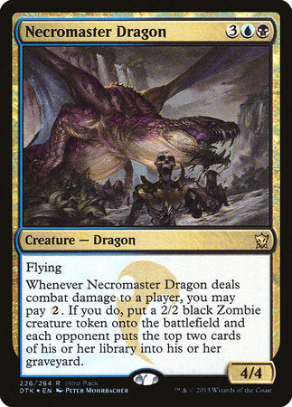 Necromaster Dragon [Dragons of Tarkir Promos] | Exor Games Bridgewater