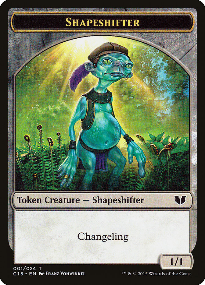 Shapeshifter // Shapeshifter Double-Sided Token [Commander 2015 Tokens] | Exor Games Bridgewater