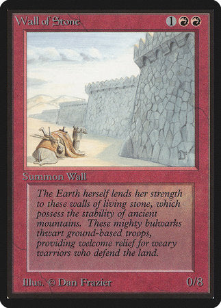 Wall of Stone [Limited Edition Beta] | Exor Games Bridgewater