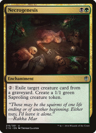 Necrogenesis [Commander 2016] | Exor Games Bridgewater