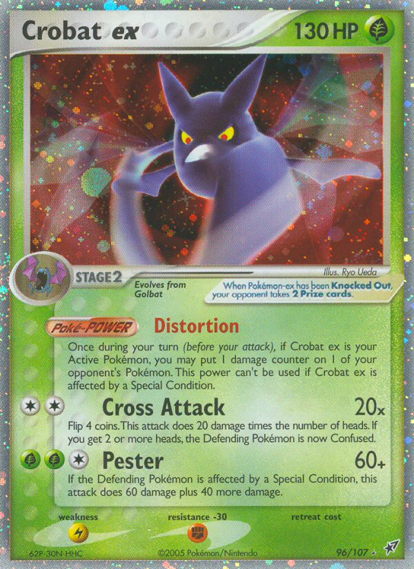 Crobat ex (96/107) [EX: Deoxys] | Exor Games Bridgewater