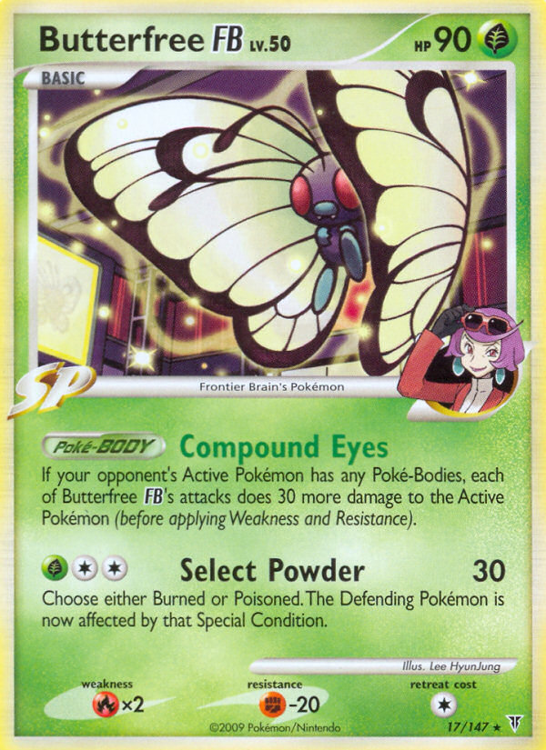 Butterfree FB (17/147) [Platinum: Supreme Victors] | Exor Games Bridgewater