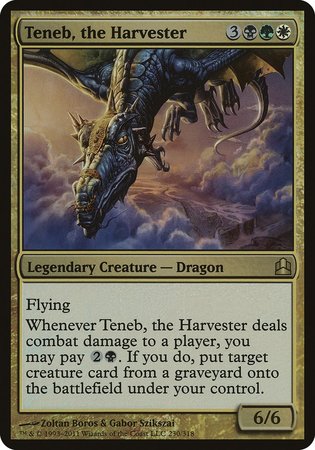 Teneb, the Harvester (Oversized) [Commander 2011 Oversized] | Exor Games Bridgewater