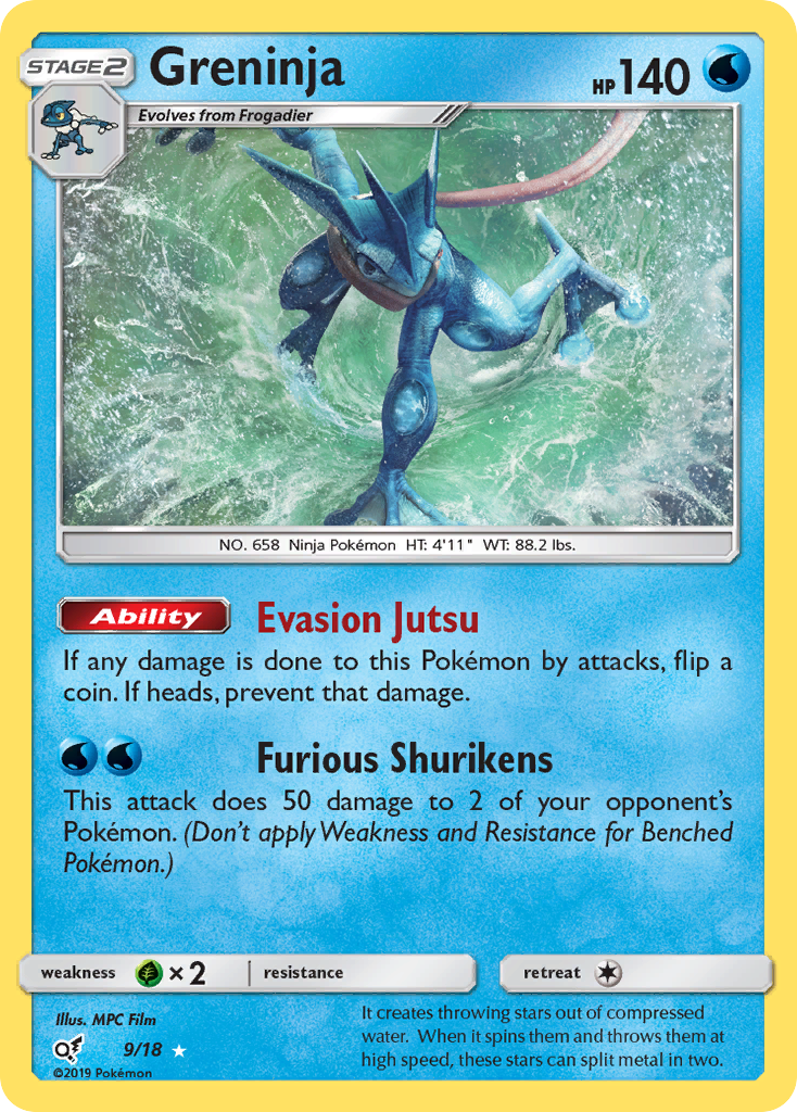 Greninja (9/18) [Sun & Moon: Detective Pikachu] | Exor Games Bridgewater