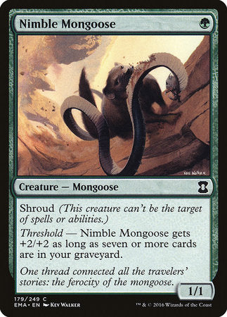 Nimble Mongoose [Eternal Masters] | Exor Games Bridgewater