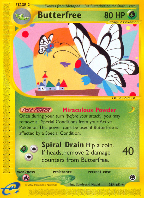 Butterfree (38/165) [Expedition: Base Set] | Exor Games Bridgewater