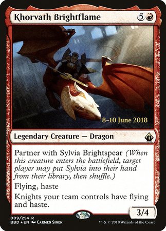 Khorvath Brightflame [Battlebond Promos] | Exor Games Bridgewater