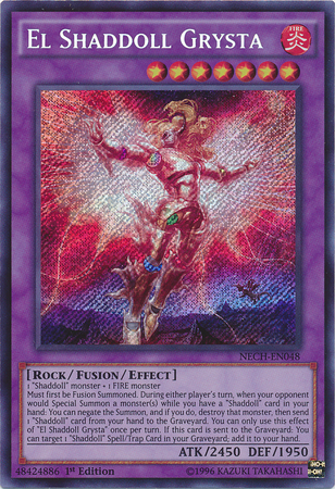 El Shaddoll Grysta [NECH-EN048] Secret Rare | Exor Games Bridgewater