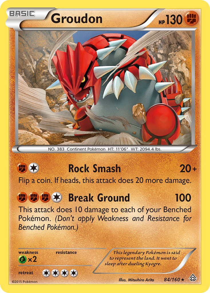 Groudon (84/160) [XY: Primal Clash] | Exor Games Bridgewater