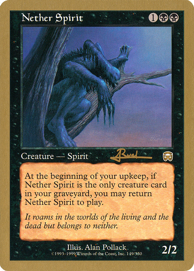 Nether Spirit (Antoine Ruel) [World Championship Decks 2001] | Exor Games Bridgewater