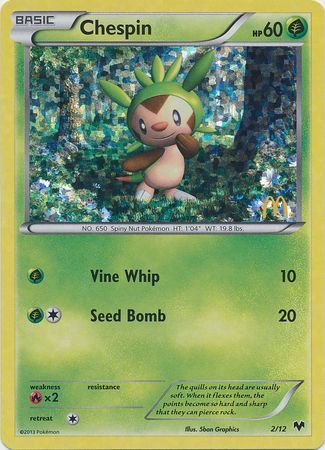 Chespin (2/12) [McDonald's Promos: 2014 Collection] | Exor Games Bridgewater