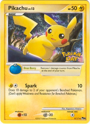 Pikachu (9/17) (Pokemon Day) [POP Series 6] | Exor Games Bridgewater