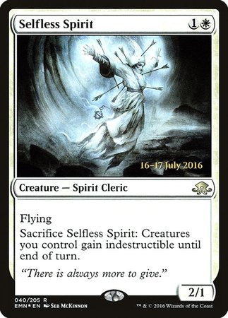 Selfless Spirit [Eldritch Moon Promos] | Exor Games Bridgewater