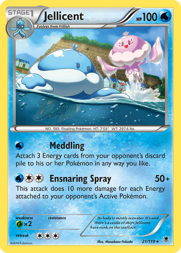 Jellicent (21/119) [XY: Phantom Forces] | Exor Games Bridgewater