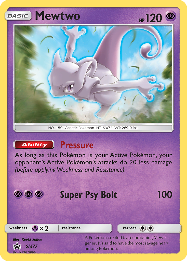 Mewtwo (SM77) [Sun & Moon: Black Star Promos] | Exor Games Bridgewater