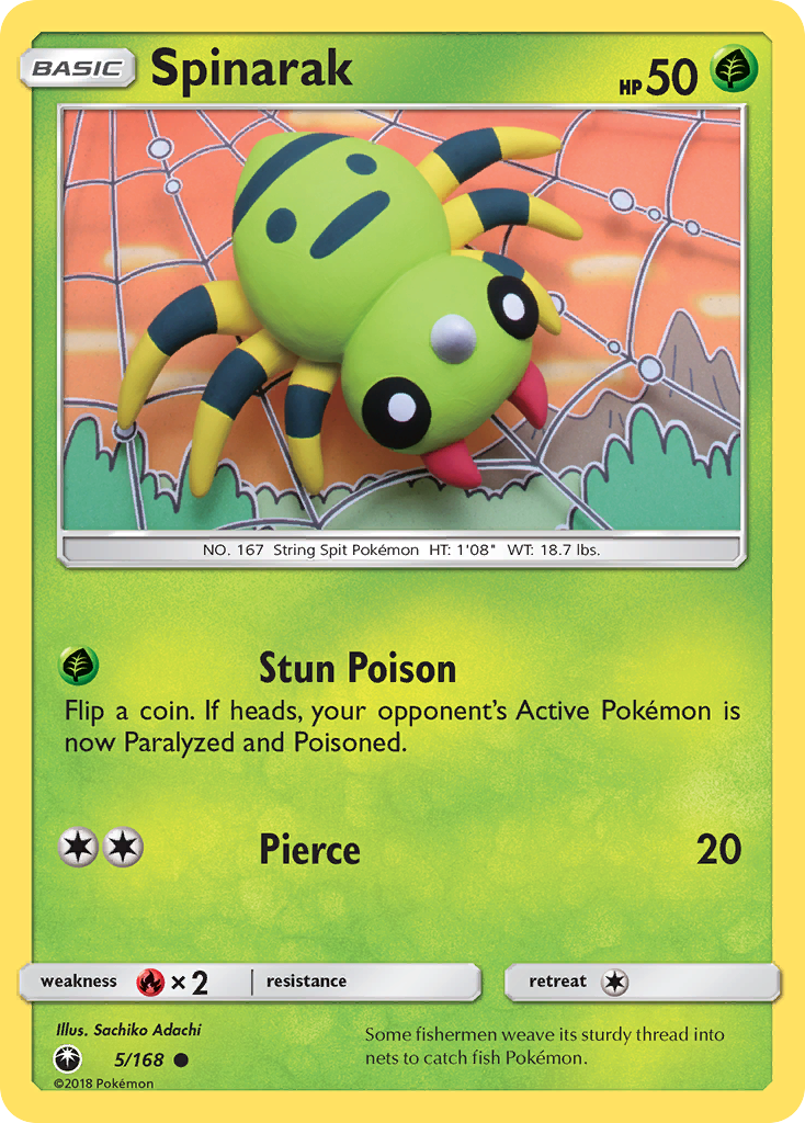 Spinarak (5/168) [Sun & Moon: Celestial Storm] | Exor Games Bridgewater