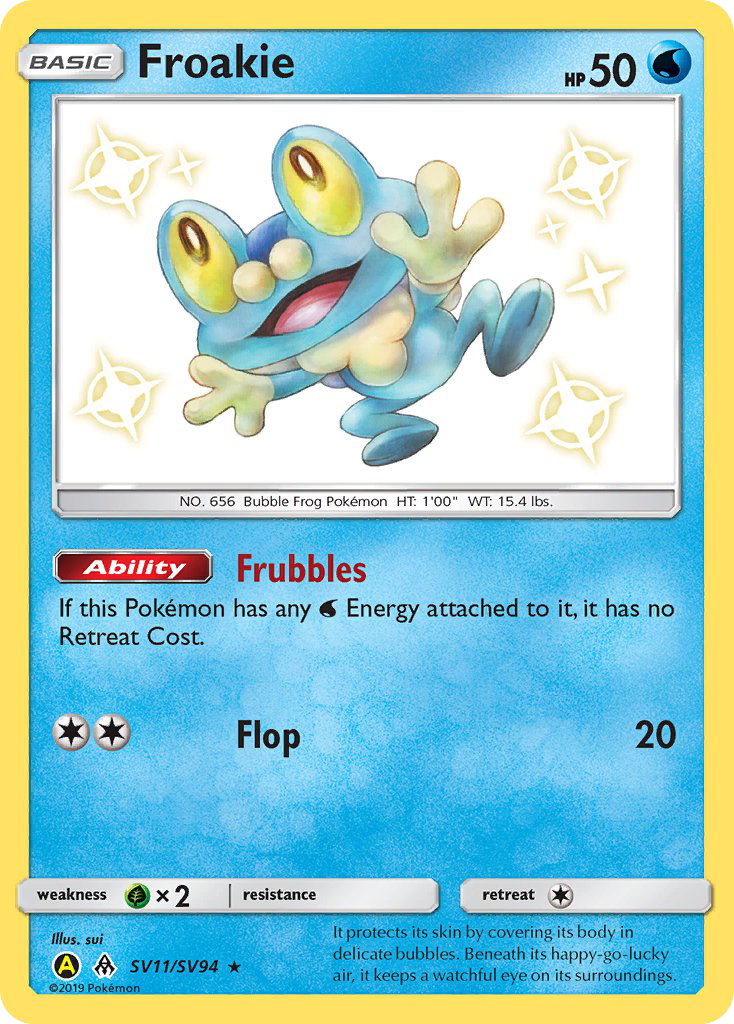 Froakie (SV11/SV94) [Sun & Moon: Hidden Fates - Shiny Vault] | Exor Games Bridgewater